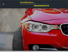 Tablet Screenshot of middletonautomotive.com